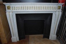 cheminee ancienne Louis XV Carrare